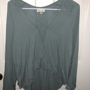 Silence + Noise Criss Cross Top